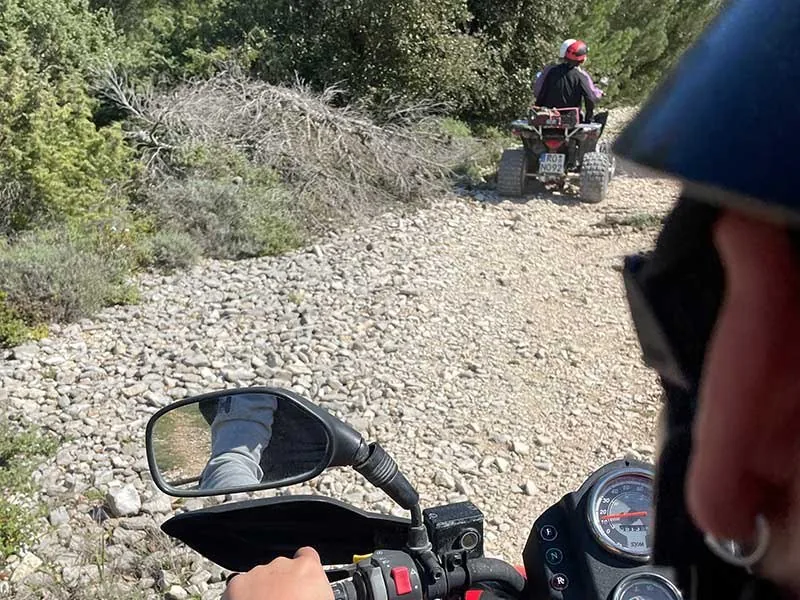 Quad nel parco di Kamenjak