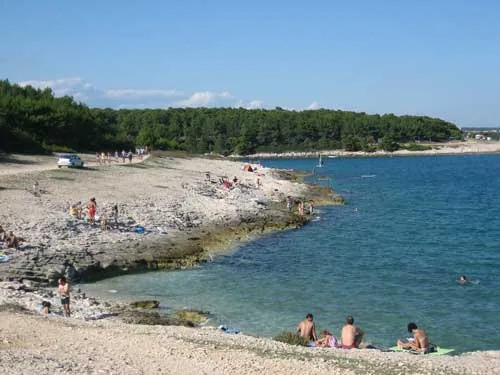 La spiaggia di Drazice nel parco di Kamenjak