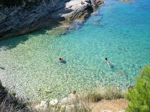 La spiaggia di Radovica
